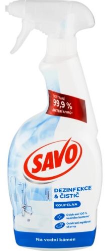 Savo dezinfekce &amp; isti koupelna na vodn kmen 700 ml