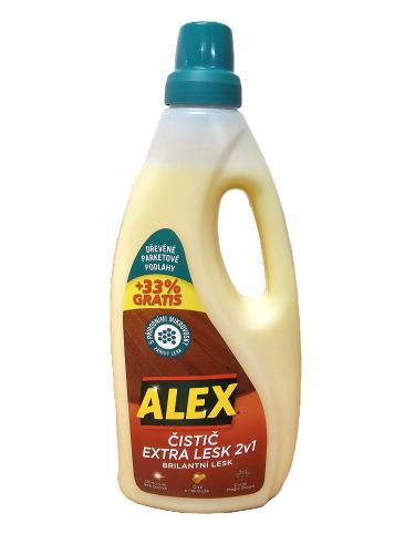 Alex isti Extra lesk 2v1 devn a parketov podlahy 750 ml + 250 ml zdarma
