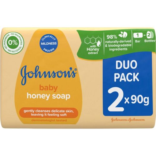 Johnson´s baby toaletní mýdlo Med 2 x 90 g