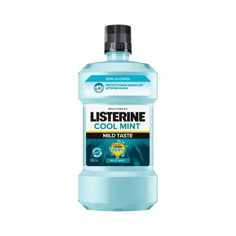 Listerine Zero Cool Mint ústní voda bez alkoholu 500 ml