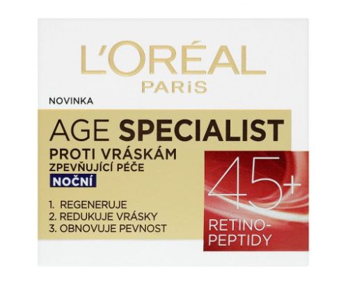 L’Oréal Paris Age Specialist 45+ noční krém proti vráskám 50 ml