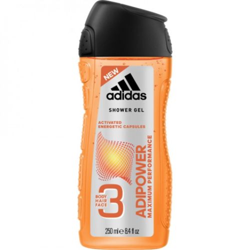 Adidas sprchový gel 3v1 Adipower 250 ml