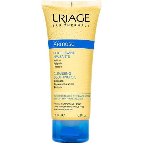 Uriage Xémose zklidňující čistící olej na obličej a tělo (Soothing Cleansing Oil) 200 ml