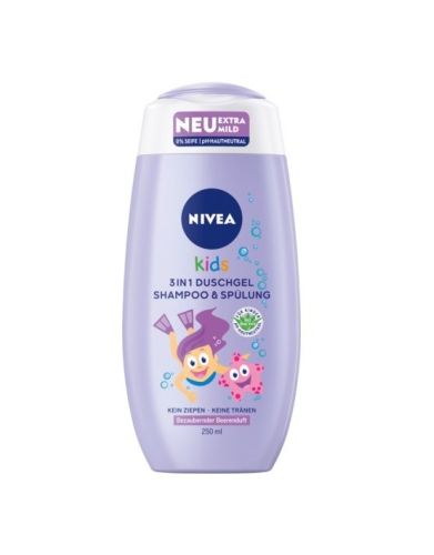 Nivea Baby sprchov gel 3v1 Holka 250 ml