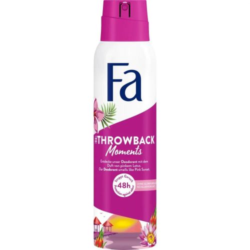 Fa deospray Throwback Moments Pink 150 ml