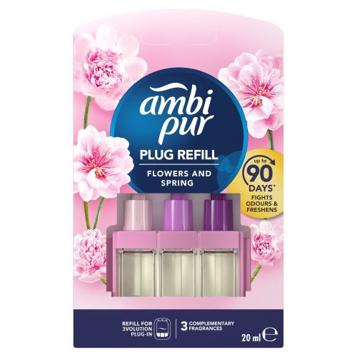 Ambi Pur 3Volution npl do elektrickho osvovae vzduchu Flowers&amp;Spring 20 ml