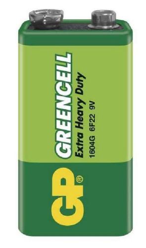 B1251 GP zinkov baterie Greencell 9V