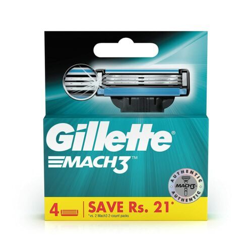 Gillette Mach3 nhradn hlavice 4 ks