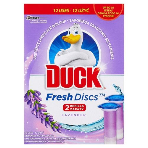 Duck Fresh Discs WC isti npln s vn levandule 2x36 ml