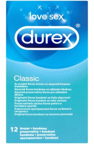 Durex Classic Kondomy 12ks