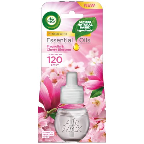 AirWick el. náhradní náplň Magnolie a květy třešní 19 ml