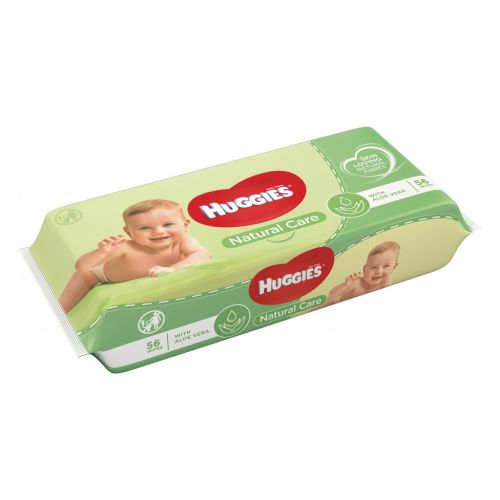 Huggies Aloe Vera vlhčené ubrousky 56 ks