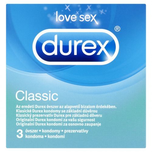 Durex Classic kondomy, 3 ks