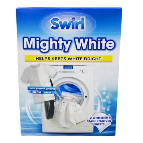 Swirl ubrousky do suiky Mighty White 12 ks