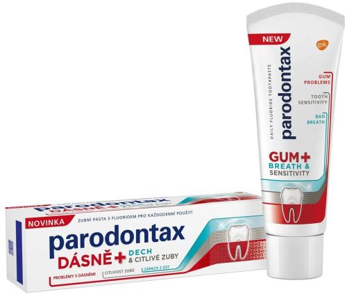 Parodontax zubn pasta Dsn + dech &amp; citliv zuby 75 ml