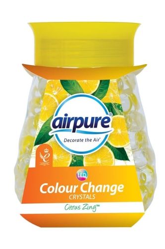 Airpure vonné svítící krystaly Colour Change Citrus Zing 300g