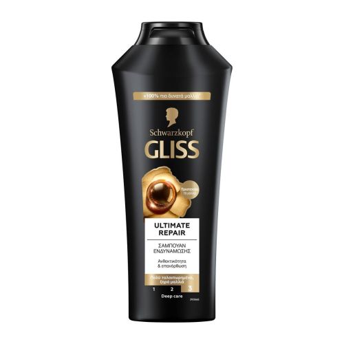 Gliss Kur ampon Ultimate Repair pro velmi pokozen vlasy, 400 ml