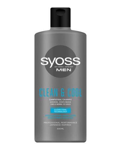Syoss šampon na vlasy Men Clean&amp;Cool 440 ml