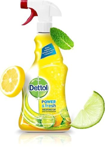 Dettol antibakteriln vceelov sprej Power &amp; Fresh 500 ml