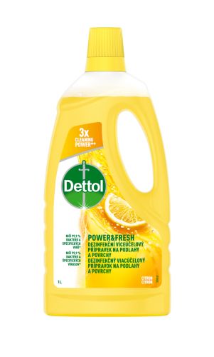 Dettol Power &amp; Fresh dezinfekn vceelov ppravek na podlahy a povrchy 1 l