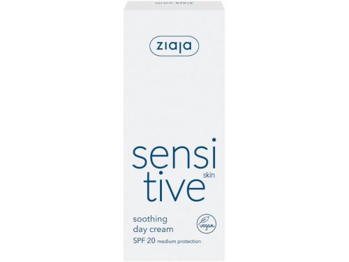 Ziaja denní krém zklidňující, redukující podráždění SPF20 Sensitive 50 ml