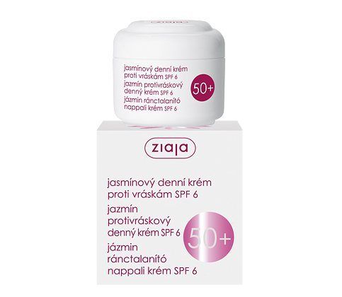 Ziaja Jasmn 50+ jasmnov denn krm proti vrskm 50 ml