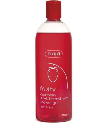 Ziaja sprchov gel Fruity Brusinka &amp; Lesn jahoda 500 ml