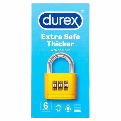 Durex Extra Safe kondomy 6 ks