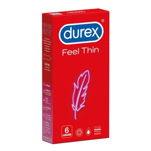 Durex Feel Thin kondomy 6 ks
