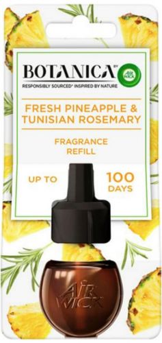 AirWick Botanica ananas a tuniský rozmarýn elektrický osvěžovač vzduchu náhradní 19 ml