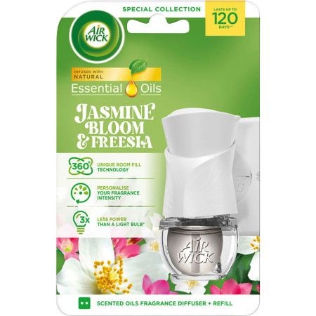 AirWick Electric Osvěžovač vzduchu Jasmínové květy a Frézie strojek a náplň 19 ml