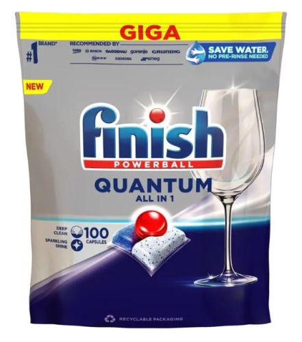 Finish Quantum All in 1 kapsle do myčky nádobí 100 ks