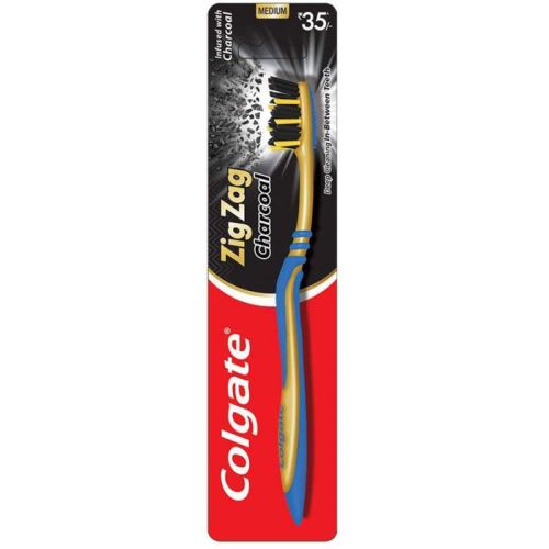 Colgate zubn kartek Zig Zag Charchoal medium