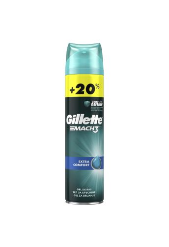Gillette Mach3 gel na holení Extra Comfort 240 ml