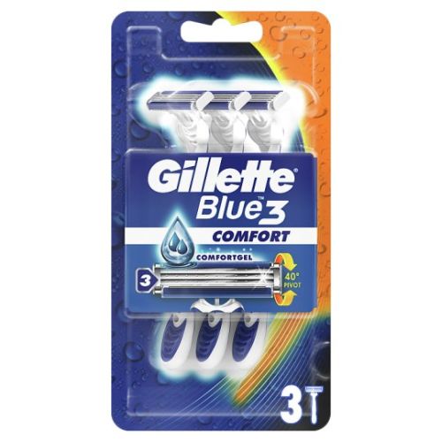 Gillette Blue3 jednorázové holicí strojky -  balení 3 ks