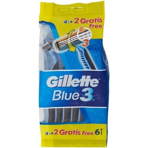 Gillette Blue3 jednorzov holtka 6 ks