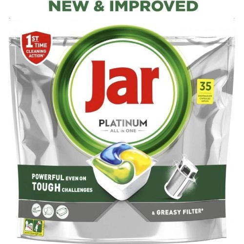 Jar tablety do myky Platinum All-in-One Lemon 35 ks