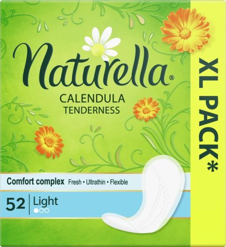 Naturella Calendula Comfort complex Light slipov intimn vloky 52 ks