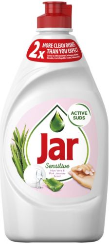Jar Sensitive tekut prostedek na ndob Aloe Vera &amp; Pink Jasmin 450 ml