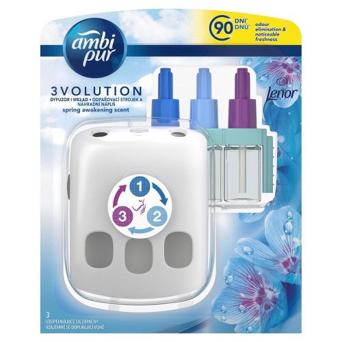 Ambi Pur 3Volution elektrick osvova vzduchu Lenor Spring Awakening 20 ml