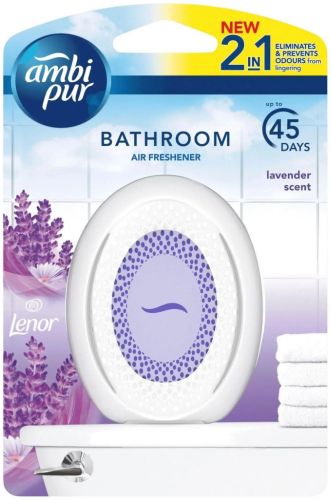 Ambi Pur Bathroom Lavender Scent gelový osvěžovač vzuduchu do koupelny 7,5 ml
