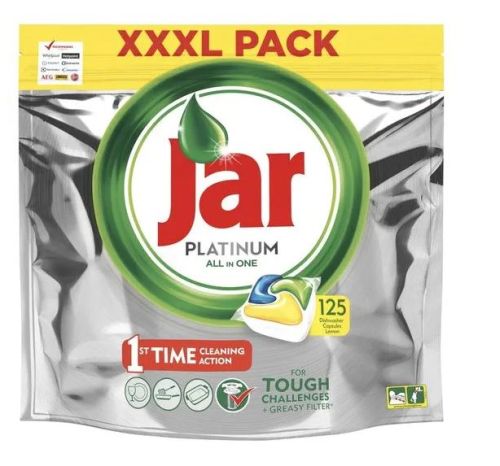 Jar tablety do myky Platinum Lemon 125 ks