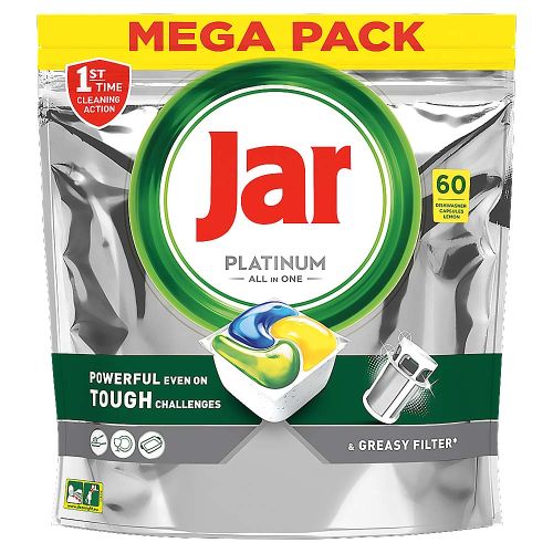 Jar Tablety do myky Platinum All-in-One 60 ks