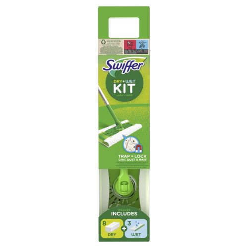 Swiffer Sweeper startovac sada s 1 x nsada + 8 x prachovka + 3 x isticmi ubrousky
