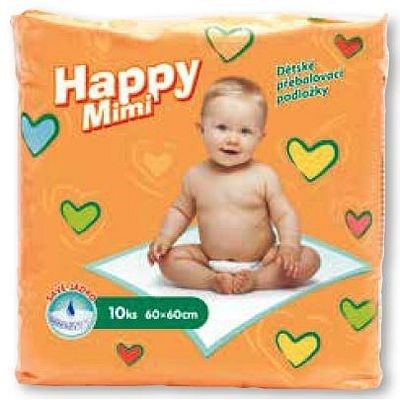 Happy Mimi dětské přebalovací podložky 10ks