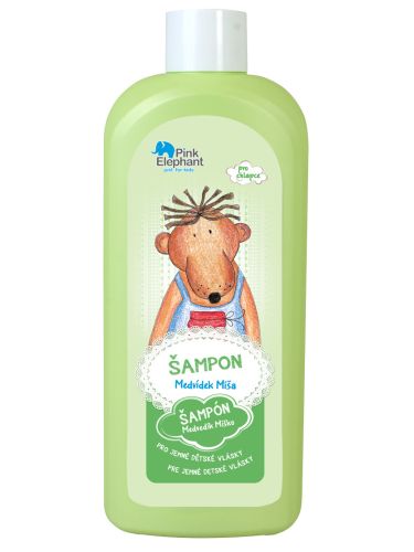 Pink Elephant Medvídek Miško šampon pro chlapce 500 ml