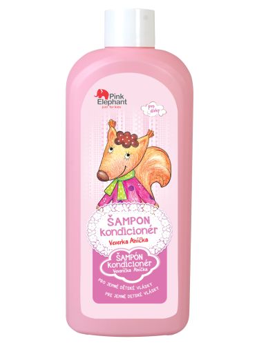 Pink Elephant Veverka Anička 2v1 šampon a kondicioner na vlasy 500 ml