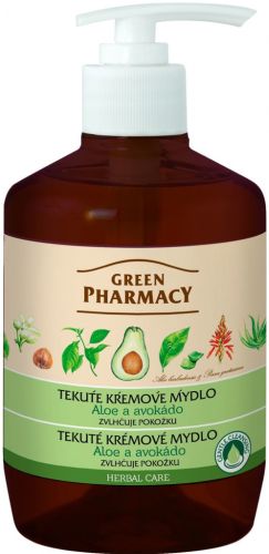 Green Pharmacy tekuté mýdlo Aloe a avokádo 460 ml