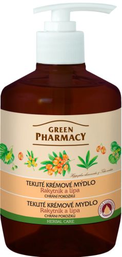 Green Pharmacy tekuté mýdlo s rakytníkem a lípou 460 ml