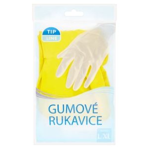 Tip Line gumové rukavice obyčejné L/XL